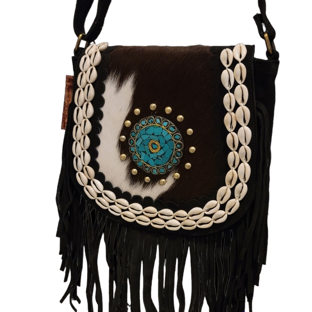 Brand New American Darling Western Mosaic Cactus Conceal Carry Crossbody Bag